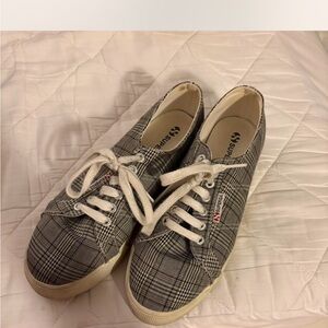 Superga Plaid Sneakers